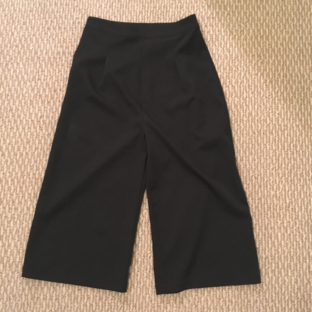 Cropped Wide Leg Pants